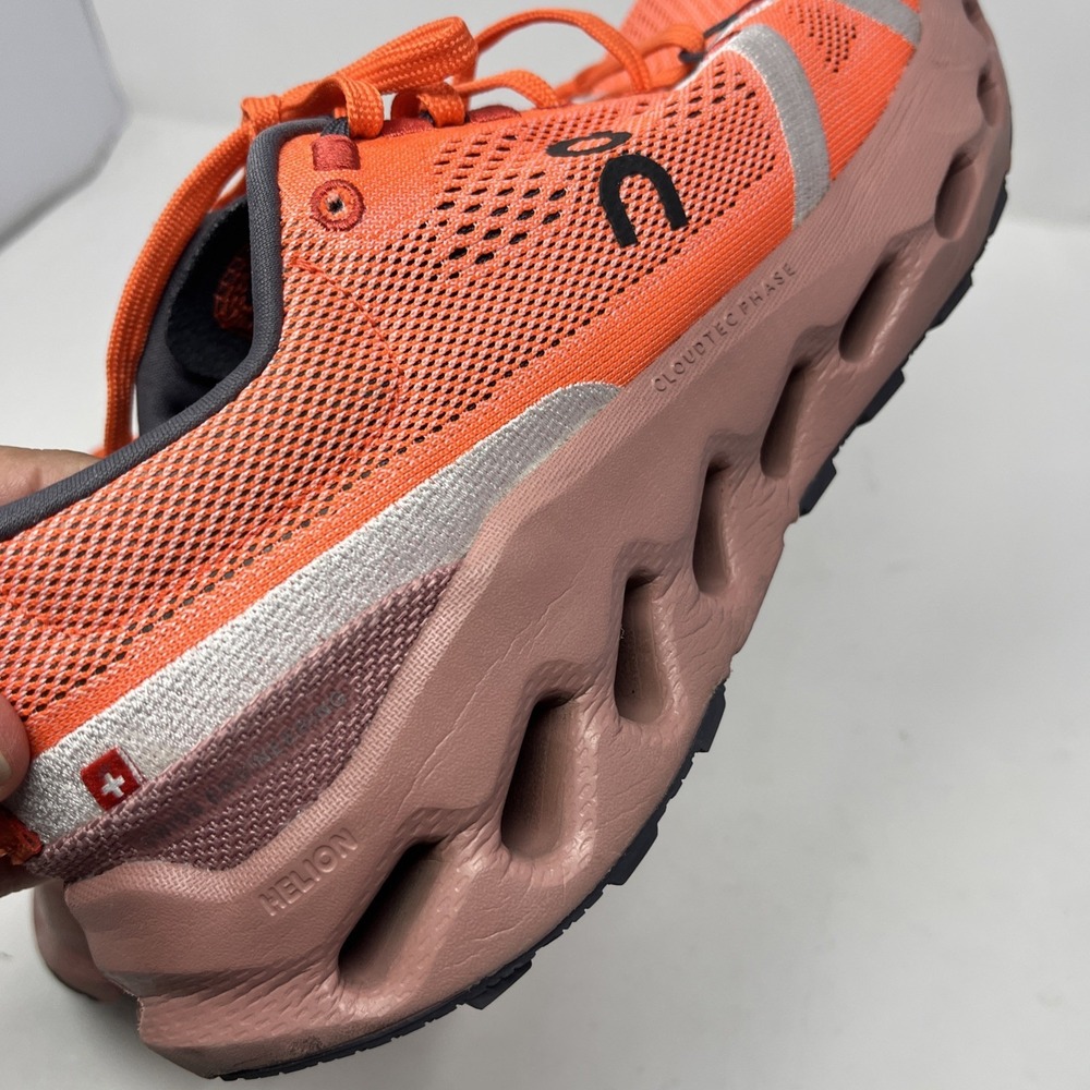 On Cloudsurfer Trail Women's Running Shoes Flame/Dustrose Size 9 Sneakers - Picture 12 of 12
